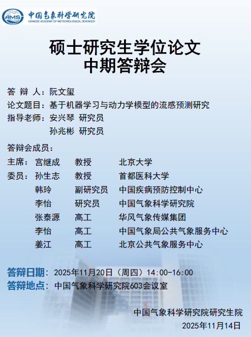 硕士研究生学位论文中期答辩会-阮文玺